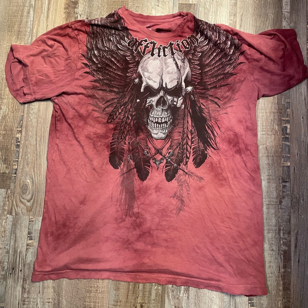 super sick affliction t-shirt
